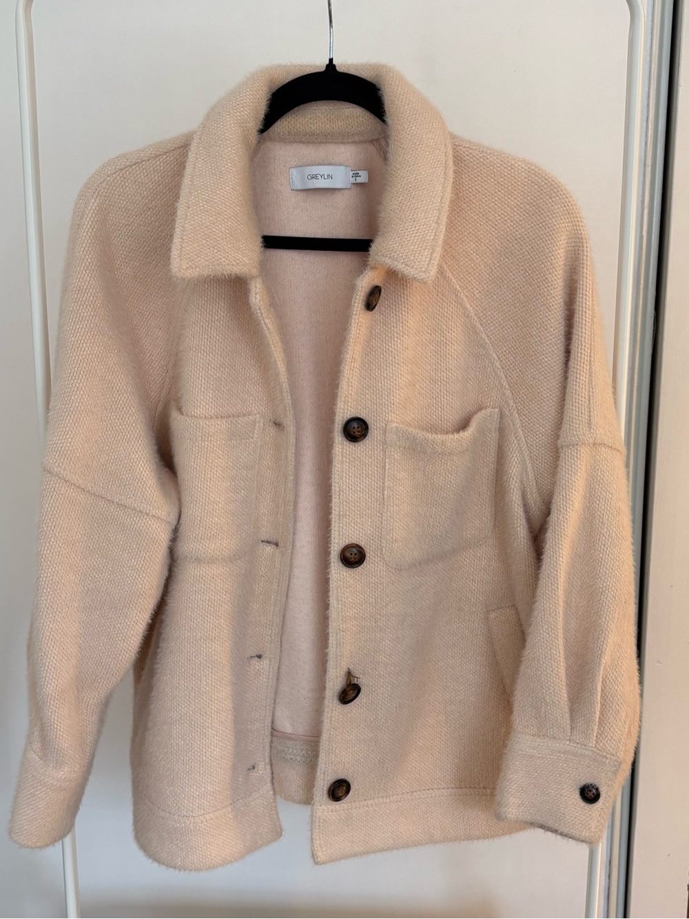 Greylin | Cream Shirt Jacket